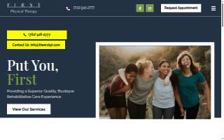 First Physical Therapy website