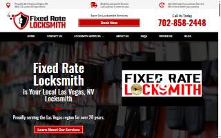 Fixed Rate Locksmith website