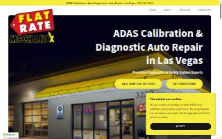 Flat Rate Mechanix website