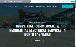 Frequency X Electric website