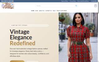 Glam Factory Vintage website