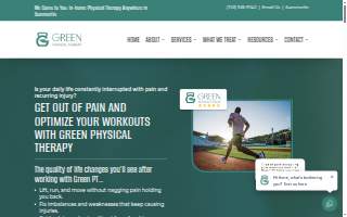 Green Physical Therapy website