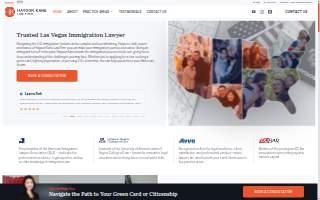 HAYOON KANE LAW FIRM, PLLC - Las Vegas Immigration Attorneys website