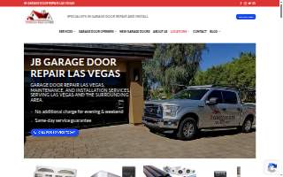 JB Garage Door Repair website