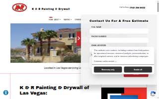 K & R Painting & Drywall, INC website