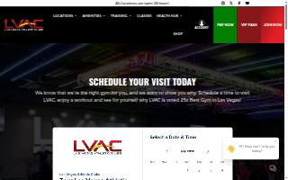 Las Vegas Athletic Clubs - Central website