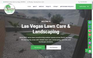Las Vegas Lawncare and lanscape website