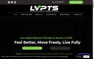 Las Vegas Physical Therapy & Sports | LVPTS website