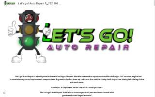 Let's go! Auto Repair website