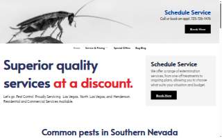 Let's Go Pest Control website