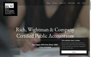 Mark D. Rich, CPA, John Wightman, CPA website