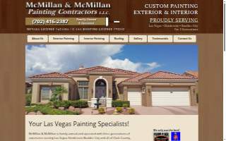 McMillan & McMillan Painting Contractors website