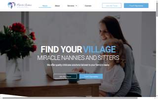 Miracle Nannies and Sitters website