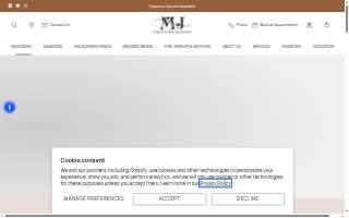 MJ Christensen Diamonds of Las Vegas website