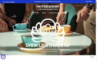 Mothership Coffee Roasters website