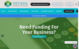 Nevada Business Advisors of Las Vegas website