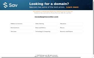 Nevada Orthopedic & Spine Center website