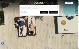 Nobu Restaurant Las Vegas website