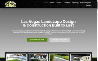 Northwest Landscape & Maintenance website