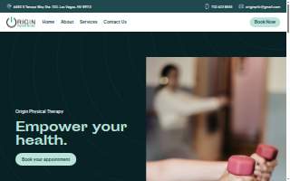 Origin Physical Therapy website