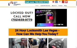 Quick Key Locksmith Las Vegas website