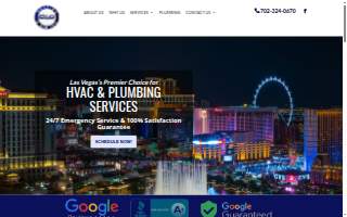 R&R Plumbing & AC Repair Las Vegas website
