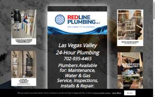 Redline Plumbing LLC website