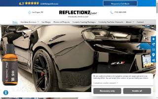 Reflectionz Detail Las Vegas & CeramicPro website