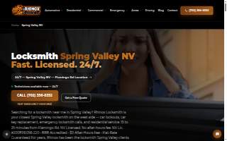 Rhinox Locksmith Las Vegas website