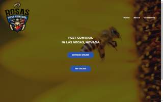 Rosas Pest Control website