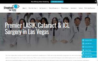 Shepherd Eye Center of Las Vegas website