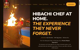 SoGood Hibachi Catering website