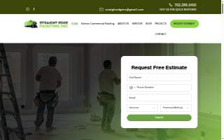 Straight Edge Painting Inc website