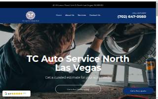 TC Auto Service website