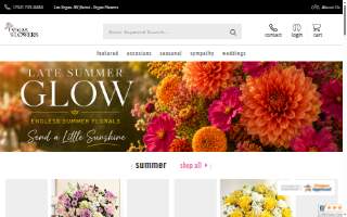Vegas Flowers website
