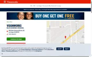 Visionworks Blue Diamond Crossing website