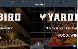 Yardbird Table & Bar website
