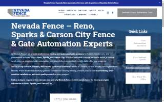 Nevada Fence of Mesquite website