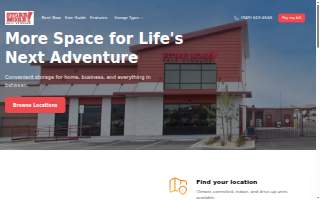 StoreMore! Self Storage website