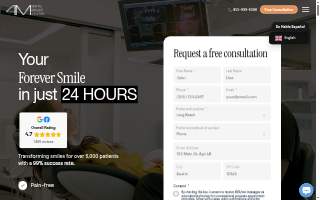 4M Dental Implant Center - Las Vegas website