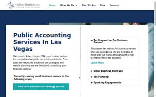 Adam Hodson, CPA of Paradise website