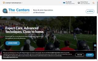 Bone & Joint Specialists website