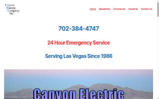 Canyon Electric Company Inc. website