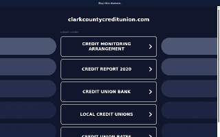 Clark County Credit Union website