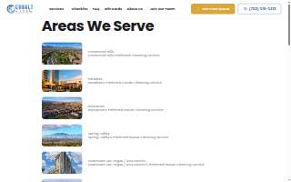 Cobalt Clean - Cleaning Services Las Vegas NV website