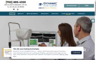 Dynamic Eye Care website