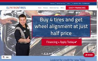 El Patron Tires website