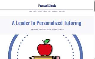 Focused Simply Tutoring website