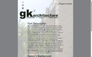 GK3 Architecture of North Las Vegas website