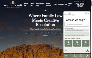 Leavitt Law Firm of North Las Vegas website